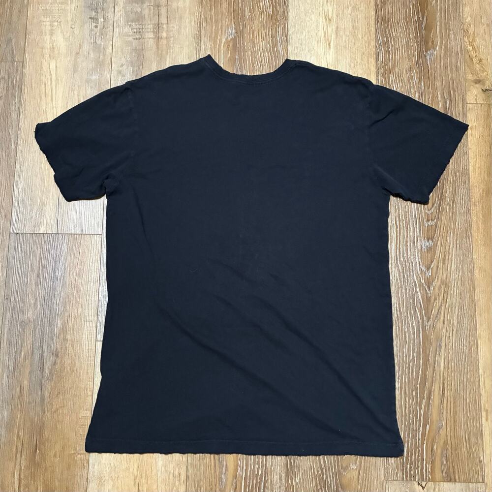VTG Y2K Affliction Graphic TShirt Black Live Fast Eagle Crest Embroidered XL USA - Picture 3 of 5